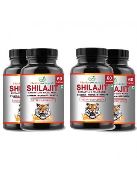 Herbomaxx Shilajit pack of 4